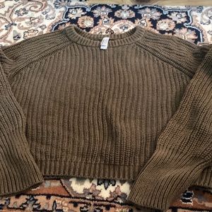 American Apparel Cropped Fisherman’s Sweater
